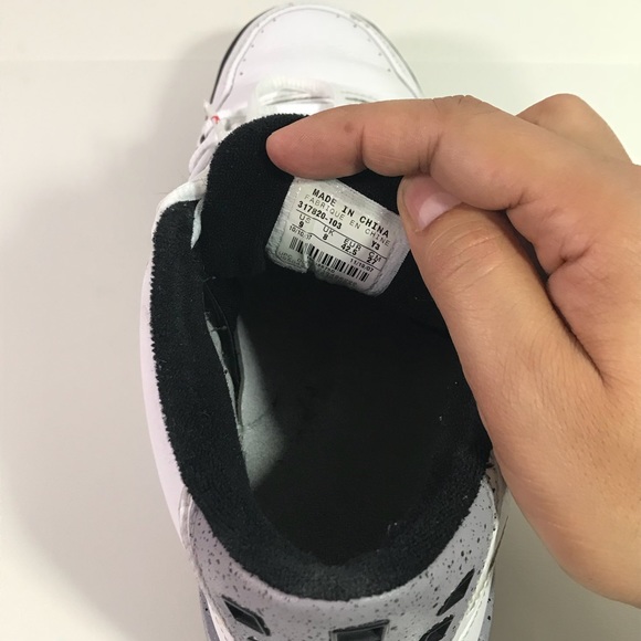 Jordans Flight 23 Men’s SZ 9 white/black & grey - Picture 5 of 8